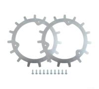 Durashmall Pointes de tondeuse robot en acier inoxydable pour Mammotion Yuka pour Mini auto-centrage pour Dreame A1 Pro pour Mova 600 ViAX 300 250 Acier laminé à froid 210 x 2,0 mm Clous de traction