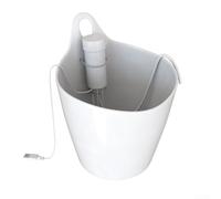 Durashmall Pompe de drainage USB pour climatiseur 5 V Moteur silencieux 450 ml par min Élimination du condensat avec installation rapide pour unités 1 à 3P Matériau plastique blanc Crochet Design w (1