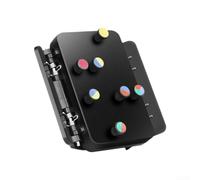 Durashmall Presseur d'accords d'ukulélé ABS pour débutants Protection des doigts Accessoire compact portable pour apprendre la musique Noir