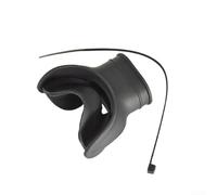 Durashmall Régulateur de plongée en silicone avec repose-langue pour la plongée avec tuba - Soulage la fatigue - Convient à la plupart des régulateurs de deuxième étape - Noir froid