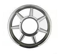 Durashmall Roue arrière de vélo électrique de 35,6 cm en alliage d'aluminium de 35,6 x 4,4 cm, roue d'entraînement pliable de rechange pour une performance de conduite stable (B)