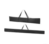 Durashmall Sac de rangement pour scie à piste de 1,5 m et rails de guidage Oxford 600D avec rembourrage en coton perlé à 3 sections - Protection antichoc pour professionnels du bricolage - Noir (1,5 m