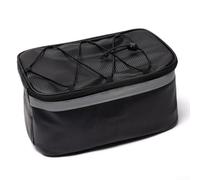 Durashmall Sacoches de vélo 6 L, imperméables et réfléchissantes, sac de coffre de vélo multifonction, sacoche de siège arrière de vélo, pochette en polyuréthane imperméable