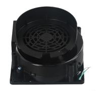 Durashmall Souffleur d'air de rechange 1 A pour Halloween et Noël - 12 V CC - Moteur silencieux et efficace - Étanche - Décoration de cour - Noir