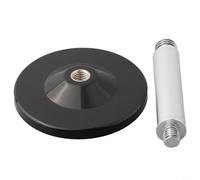 Durashmall Support de base d'antenne GPS GNSS avec adaptateur fileté 5/8-11 pour arpentage extérieur et communication basse fréquence Coque en plastique noir