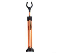 Durashmall Support de support pliable en fibre de verre pour arc long courbé traditionnel de chasse - Base triangulaire légère et stable - Facile à transporter et à installer - Suitab (orange)
