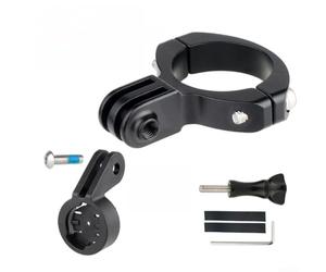 Durashmall Support de tige de selle et adaptateur pour Magicshine RN120 SEEMEE60 SEEMEE100 SEEMEE180 SEEMEE200 SEEMEE300 et Flare RT Interface de caméra d'action Usiné CNC 606 (un kit)