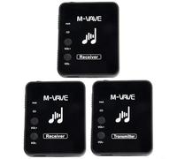 Durashmall Système intra-auriculaire sans fil 24 bits, 48 kHz, 24 GHz, émetteur-récepteur stéréo avec batterie rechargeable, portée jusqu'à 30 m, faible latence, convient pour les musiciens de scène