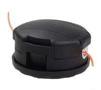 Durashmall Tête de débroussailleuse, pour Echo 400, SRM-210 SRM-225 SRM-230 SRM-250, filetage M10 x 1,25, capacité de ligne de 2,4 mm, pièce de rechange légère, pour herbe C efficace