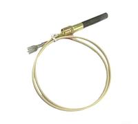 Durashmall Thermocouple Thermopile Capteur de température pour cheminée à gaz, chauffe-eau, friteuse, propane Appareils au gaz naturel 610 mm Corps en métal 750 mV Sortie 750 °C Température de