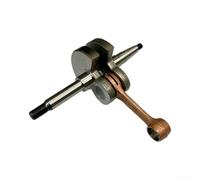 Durashmall Vilebrequin pour pièces de tronçonneuse TS510 et TS760, construction en métal de haute précision pour une performance et une fiabilité améliorées du moteur, installation facile, accessoire