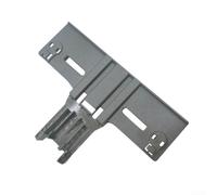 Durashmall W10350375 Régleur de rouleau de lave-vaisselle pour panier supérieur - Pièce de rechange pour appareils de cuisine - Composant gris en plastique robuste pour un fonctionnement fluide et une