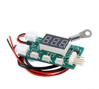 Durashmall YR-1001 Module de contrôle de température du ventilateur à 4 fils, régulateur CC 12 V avec détection de défaut, carte thermostat de -5 °C à 99,9 °C, pour refroidissement industriel et