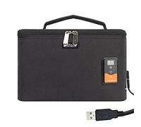 DURASIKO Chauffe-biberon portable USB avec écran d'affichage numérique, 5 V/20 W à température constante, température de chauffage réglable, sac chauffe-biberon multifonction