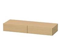 DuraStyle Duravit match0 DS827103030 120 x 44 cm, 2 tiroirs, chêne naturel, avec support console