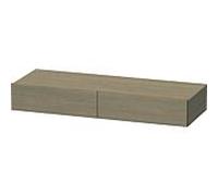 DuraStyle Duravit match0 DS827103535 120 x 44 cm, 2 tiroirs, chêne terra, avec support console