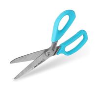 DURATECH Ciseaux Polyvalents de 255mm, Ciseaux de Bureau en Cr-V, Ciseaux de Couture à Lames Dentelées, Ciseaux Precise avec Poignées Ergonomiques, Ciseaux Universels pour Tissus Carton Papier Tapis