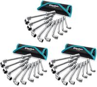 DURATECH Jeu de Clés à Pipe Débouchées, 9 Pièces (Lot de 3)