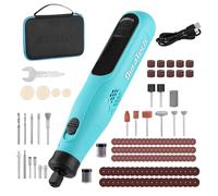 DURATECH Outil Rotatif Multifonction 3,6 V avec 135 Accessoires, 6 Vitesses Variables 8000-25000 tr/min, Mini Ponceuse sans Fil pour Poncer, Polir, Graver, Percer et Bricolage DIY