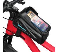 DURATECH Sacoche de Cadre Vélo Étanche, Support Telephone Velo Portable, Sacoche de Guidon, Sacoche Cadre Velo pour Smartphone sous 18 * 9 * 1CM avec Écran Tactile en TPU