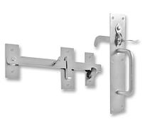 Duratool D01279 Suffolk Loquet plaqué Zinc Brillant