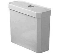 Duravit 1930 Réservoir de chasse, raccordement en bas à gauche ou au milieu, 420x175mm, 08722100051, Couleur: Blanc avec Wondergliss