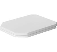 Duravit Abattant WC 1930 – Uréa-Duroplast, Charnières inox, Abaissement automatique, Blanc