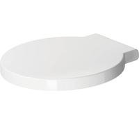Duravit Abattant WC Starck 1 0065880099 fermeture amortie charnières acier inoxydable blanc