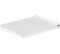 Duravit Vero Air WC siège 0022090000 blanc , avec blanc douceur, charnières en acier inoxydable