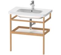 Duravit DuraStyle porte-serviettes DS988201876 74 x 44 cm, blanc mat / chêne massif, avec étagère