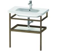 Duravit DuraStyle porte-serviettes DS988201877, 74 x 44 cm, blanc mat/noyer américain, avec étagère