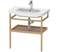 Duravit DuraStyle porte-serviettes DS988204376 74 x 44 cm, basalte mat / chêne massif, avec étagère
