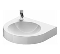 Duravit Lavabo Architec 0449580008 – sans trop-plein, trou à droite – Blanc