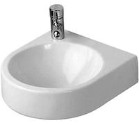 Duravit Architec lavabo 38x36 cm semi-circulaire classique blanc brillant 0766350000