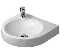 Duravit Architec lavabo 57.5x52 cm semi-circulaire classique blanc brillant 0449580009