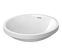Duravit Lavabo encastrable Architec 420x420 mm par-dessous blanc sans trous ni trop-plein