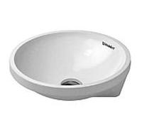 Duravit Lavabo à encastrer Architec 0463400000 400x400 mm sans trous sans trop-plein blanc