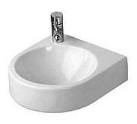 Duravit Architec lave-mains 0766350009 blanc, sans trop - plein, trou du robinet gauche