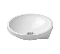 DURAVIT Architec - Lavabo à encastrer par le dessous 400x400mm sans trous de robinetterie sans trop-plein blanc sans WonderGliss