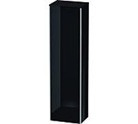 Duravit armoire XSquare XS1313L4040 50x176x35.6cm, porte gauche, noir brillant