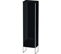Duravit armoire XSquare XS1314L4040 50x176x35.6cm, porte gauche, debout, noir brillant