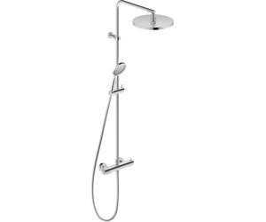 Duravit B.1 Shower System avec thermostat de douche, douche de tête 200mm, douchette à main 97mm, B14280008010