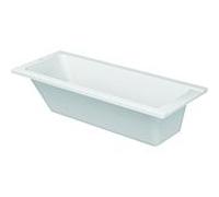 Baignoires Duravit D-Code, 1700x750mm, rectangulaire, à encastrer, 120 litres, 1 pente de dos, blanc brillant, 700099000000000