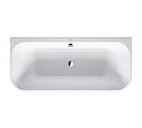 Duravit baignoire Happy D.2 700318000000000 180 x 80 cm, blanc, version dos à mur, habillage
