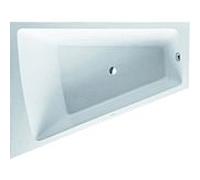 Duravit baignoire Paiova 700266000000000 avec revêtement et structure en acrylique moulé, blanc