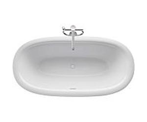 Duravit Baignoire tulipe blanche 700468000000000 160 x 80 x 48 cm, sur pied, 2 blanc