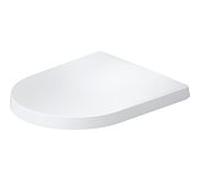 Abattant WC Duravit Balcon 0027613200 À recouvrement, amovible, sans fermeture amortie, finition satinée blanc
