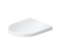 Duravit Siège WC 37 x 54 cm amovible, sans fermeture amortie, finition satinée blanc