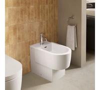Bidet sur pied Duravit Balcon 272610AA00 37x57cm, avec trou pour robinet, trop-plein, finition blanc .