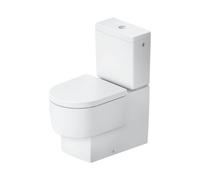Duravit Balcoon WC sur pied pour combinaisons WC, pour réservoir de chasse rapporté, Rimless, sortie horizontale, 207009AC00, Couleur: Soie matte blanche